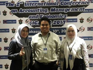 Dosen muda FEB UAA berhasil mempresentasikan penelitiannya pada International Conference on Accounting, Management and Economics (ICAME)