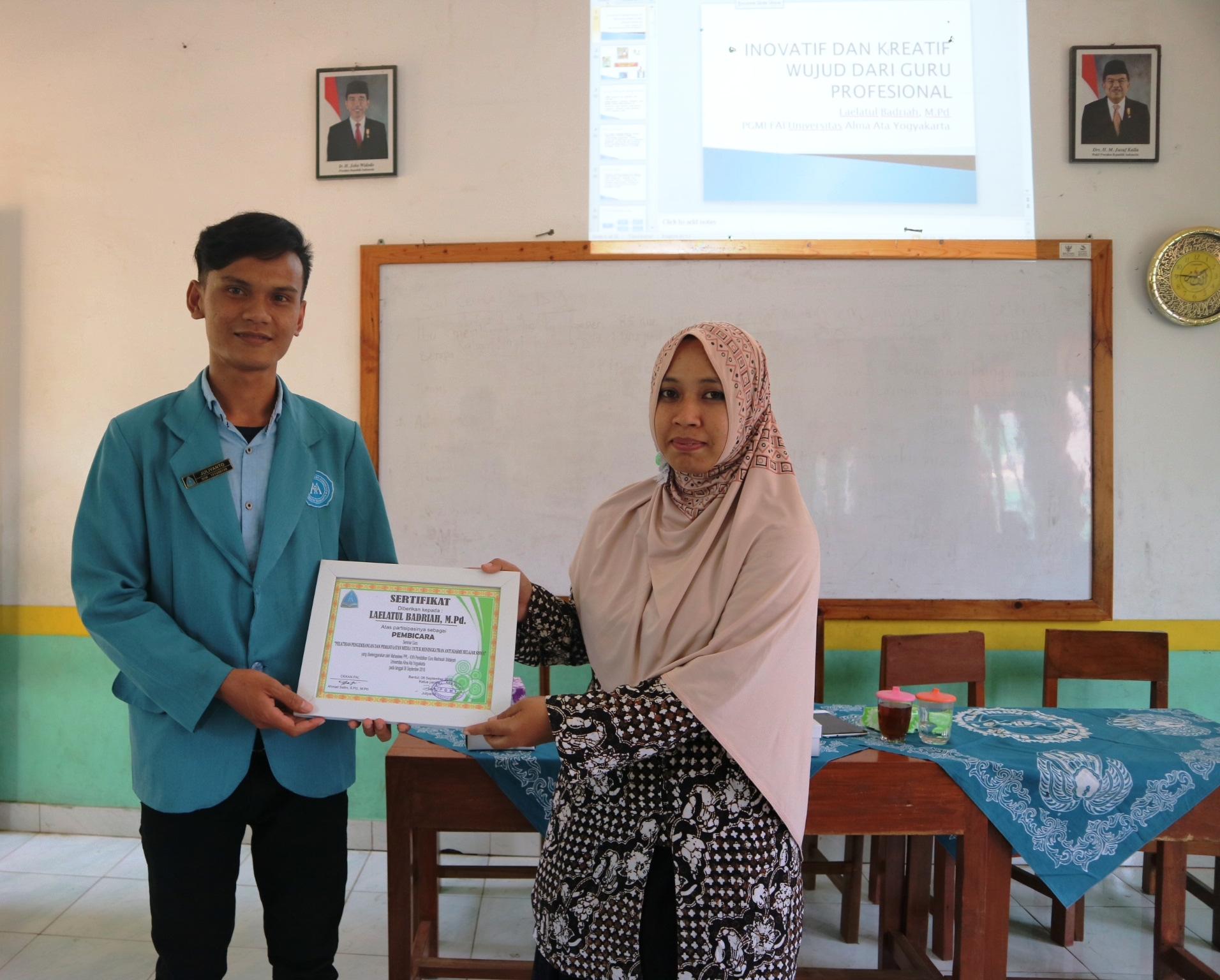 Seminar Sehari  Bersama Guru-Guru Madrasah Ibtidaiyah Kecamatan Imogiri  “Inovatif Dan Kreatif Wujud Dari Guru Profesional”