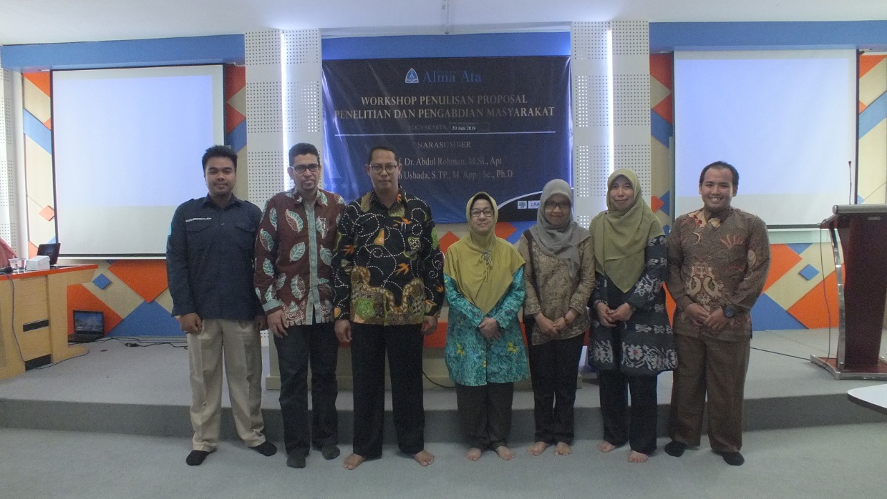 To enhance the quantity and most importantly the quality of Research and Community Service, Alma Ata University held a Workshop on Research and Community Service Proposal Writing
