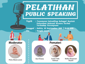 1. Pelatihan Public Speaking