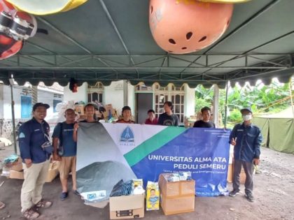 Alma Ata Disaster and Emergency Center Menjalankan Proyek Kemanusiaan Peduli Erupsi Gunung Semeru