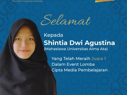 Shintia Dwi Agustina achieved 1st place in the instructional media creation competition!
