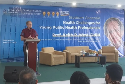 Prof Keith P. West, DrPH di Kampus UAA, Ingatkan Pentingnya Kesehatan Masyarakat