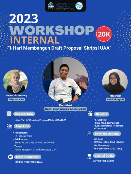 Workshop 1 Hari Membangun Draft Proposal Skripsi