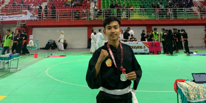 Muhammad Afiqurrahman Mahasiswa Universitas Alma Ata Meraih Juara 2 Dalam Kejuaraan Pencak Silat Grobogan Open 1