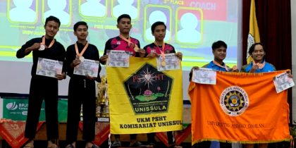 Muhammad Afiqurrahman Mahasiswa UAA Meraih Juara 2 Dalam Kejuaraan Pencak Silat Nasional Cup 4