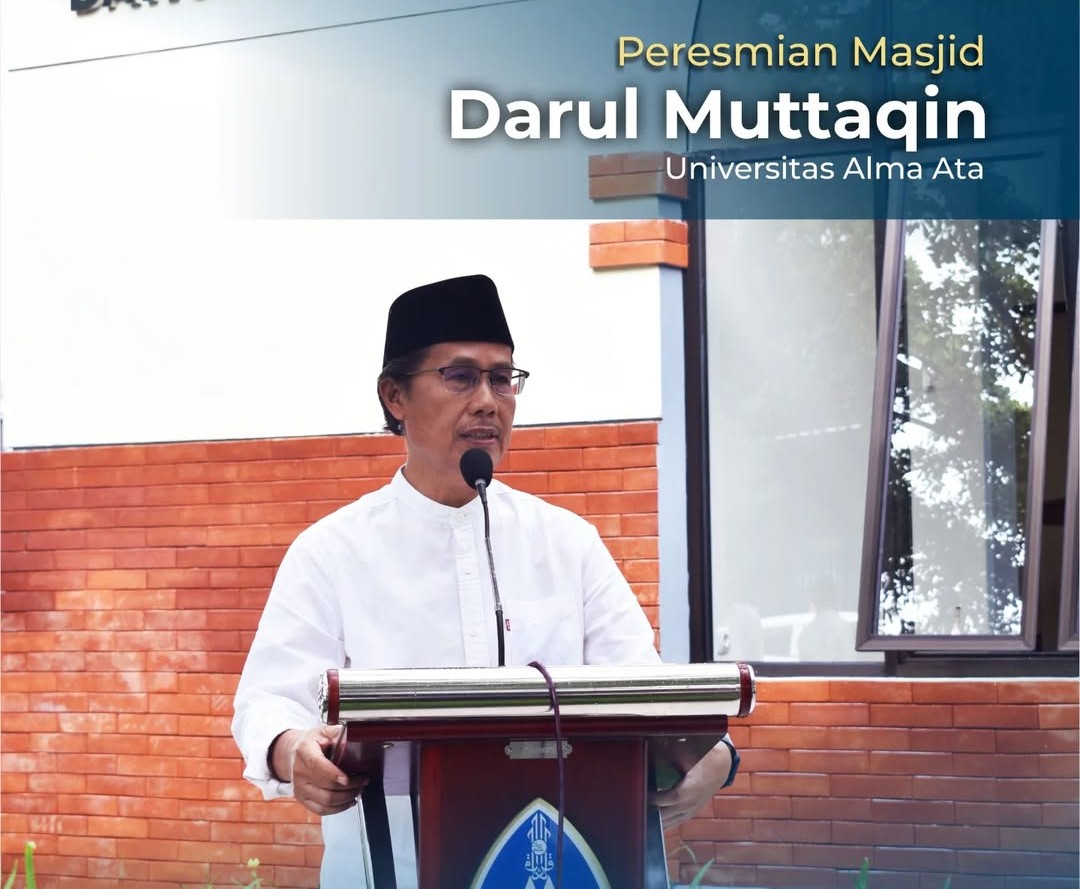 Peresmian Masjid Darul Mutaqin kampus Universitas Alma Ata