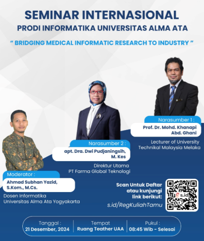 Seminar Internasional “Bridging Medical Informatic Research to Industry”