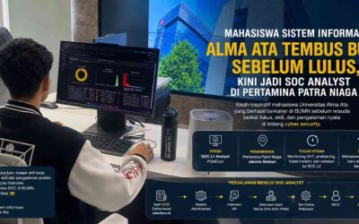Banggakan Alma Ata, Mahasiswa Sistem Informasi Berkarier di BUMN Sebelum Wisuda